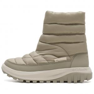 Женские зимние сапоги Columbia Sportswear стеганые на толстой подошве, бежевый