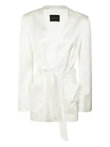 Блейзер Wes с завязками The Andamane, белый