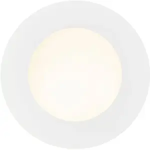 Встраиваемый светильник LED Leonis IP65 1-Kit 2700K LED-модуль 1 шт. теплый белый Nordlux, белый