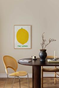 Плакат с лимоном Postery, 50x70 см, желтый