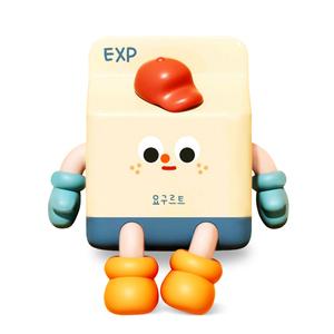 Детский ночник Girlish Heart Creative в виде молочного пакета QZOO, Milk Carton Pat Light