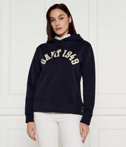 Толстовка женская Gant с надписью, синий