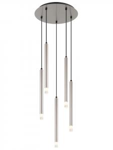 Подвесной светильник RYAN серебристого цвета Globo lighting