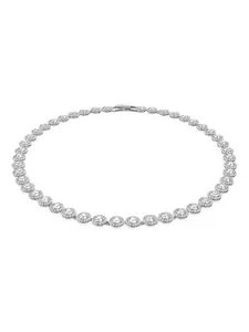 Колье Una Angelic Tennis Swarovski, белый