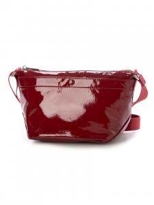 Сумка Cachecache / Мягкая эмалированная сумка через плечо в форме лодки