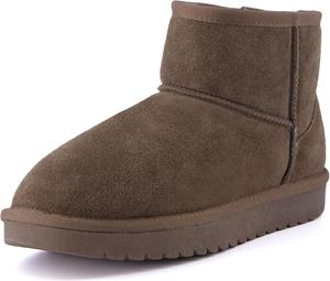 Женские ботильоны CUSHIONAIRE Hipster с мягкой вставкой и мемори-пеной, Taupe Genuine Suede