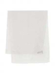 Шарф с бахромой EMPORIO ARMANI, серый