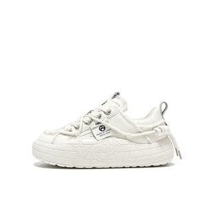 Acupuncture Высокие, износостойкие, легкие и дышащие низкие скейтерские кроссовки унисекс Ecru, цвет Ecru