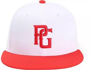 Кепка Hoffman Snapback для взрослых Perfect Game, кремовый/красный