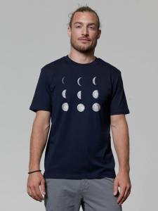 Футболка Moonphases темно-синего цвета wat? Apparel