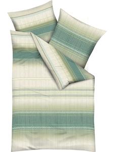 Тонкое фланелевое постельное белье зеленого цвета kaeppel, 135x200 см (80x80 см)