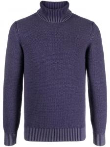 Circolo 1901 джемпер из вирджинской шерсти с высоким воротником, фиолетовый