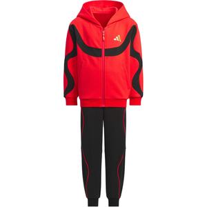 Дошкольная повседневная спортивная одежда Adidas, красно-черная