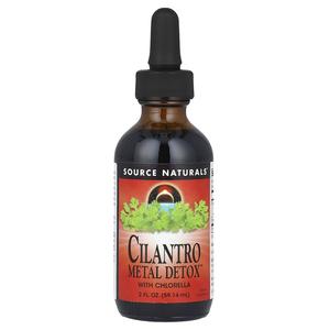 Source Naturals, Cilantro Metal Detox  с хлореллой, 59,14 мл (2 жидк. унц.)