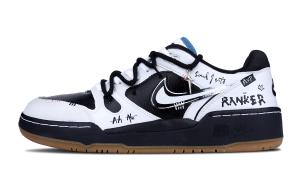 Full Force Huijie, гелевая пленка, устойчивые к истиранию на асфальте, низкие кроссовки для скейтбординга, мужские, Nike, черный/серый