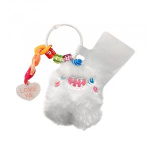 Bowl Смеющаяся снеговик кукла, необычный брелок, милый рюкзак мультиколор, большие снеговик шарм куклы плюш подвеска