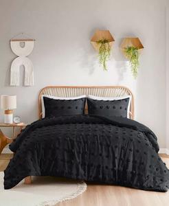 Коллекция жаккардовых пододеяльников Lucy Clip Intelligent Design, черный