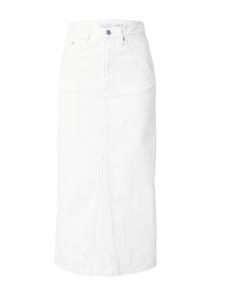Юбка миди & Other Stories Skirt, цвет white denim