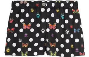 Повседневные шорты женские черные VERSACE