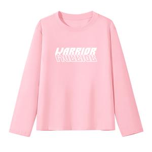 Футболка для детей Crew Neck Moderate WARRIOR, розовый/h белый overlap english