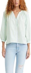 Женская блузка Levi's Lainey, (New) Sandra Stripe Pastel Blue Stripe