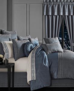 Комплект постельного белья Leah из 4 предметов, размер Queen Five Queens Court, Blue