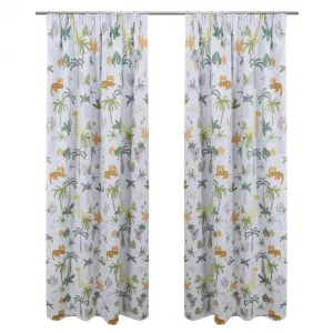 Моя домашняя гардина Lavisha с многослойной лентой, 1 шт. My Home, зеленый