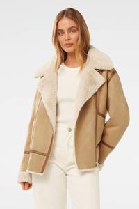 Куртка авиатор Джен Forever New, коричневый