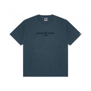 Футболка с вышитым логотипом A Bathing APE Aape, синий