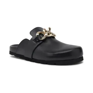 Кожаные сандалии-мюли Alohas, черный