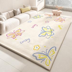 Budis Ковер 140х200 см для гостиной/детской, утолщенный, безопасный и без запаха, с мультяшным принтом