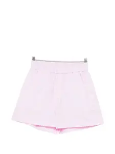 Шорты в полоску на пуговицах Cuantico, розовый