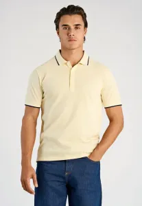 Рубашка-Поло с контрастной окантовкой Lindbergh, Soft Yellow