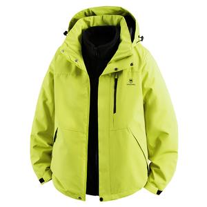 Куртка Unisex Hooded Fleece lined Others VanCamel, neon зеленый (polar fleece)