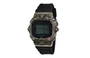 CASIO Часы Retrofit Series Thorn Compact Collection Quartz Movement Resin Strap Watch Unisex Black Dial