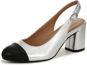 Женские туфли-лодочки Naturalizer Gallent с заостренным носком и каблуком-стилетто, Silver Metallic