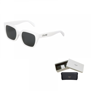 Монокромс 03 солнцезащитные очки из ацетата CELINE, белый