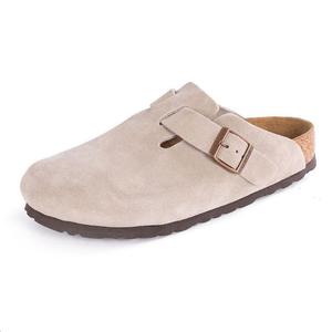 Закрытые тапочки унисекс серые Boku, Серые мюли