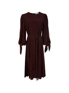 Расклешенное платье миди Chloé, фиолетовый