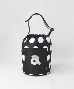 Сумка-холодильник с крупным точечным рисунком