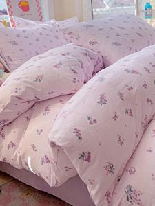 MIDO HOUSE Комплект постельного белья 4 предмета, 220x240 см, 70% сладость, цвет YX-Grape, класс A для мамы и малыша