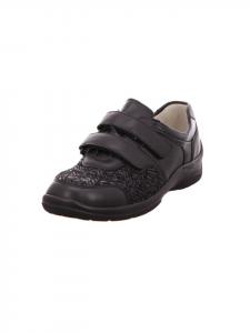 WALDLÄUFER Черные туфли Hesna на липучках