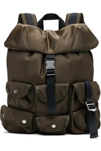 Sacai Рюкзак из нейлона цвета хаки