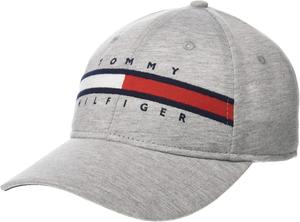 Мужская бейсболка Tommy Hilfiger из хлопка Avery с регулируемой шириной, Grey Heather