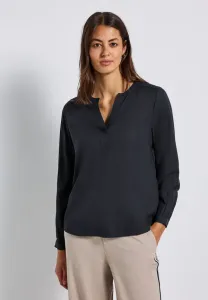 Блузка с разрезом на шее Street One, Blau