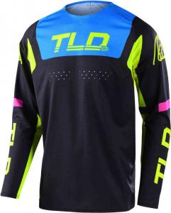 Джерси для мотокросса SE Pro Fracura Troy Lee Designs, черный/неоновый/желтый