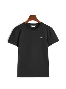 Футболка с короткими рукавами Gant, черный