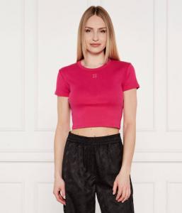 Футболка Деланор Cropped fit Hugo, фуксия