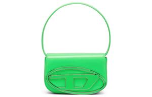 Сумка через плечо из коровьей кожи DIESEL 1DR большого размера для женщин неоново-зелёная