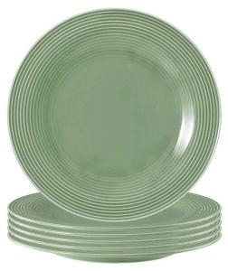 Набор тарелок для завтрака beat colorglaze, 6 шт. Seltmann Weiden, зеленый